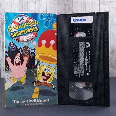 megacartoon.net|The SpongeBob SquarePants Movie (2004 VHS) : Paramount .